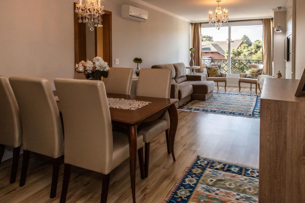 Locar-In Gramado - 200 M Da Rua Coberta Apartman Kültér fotó