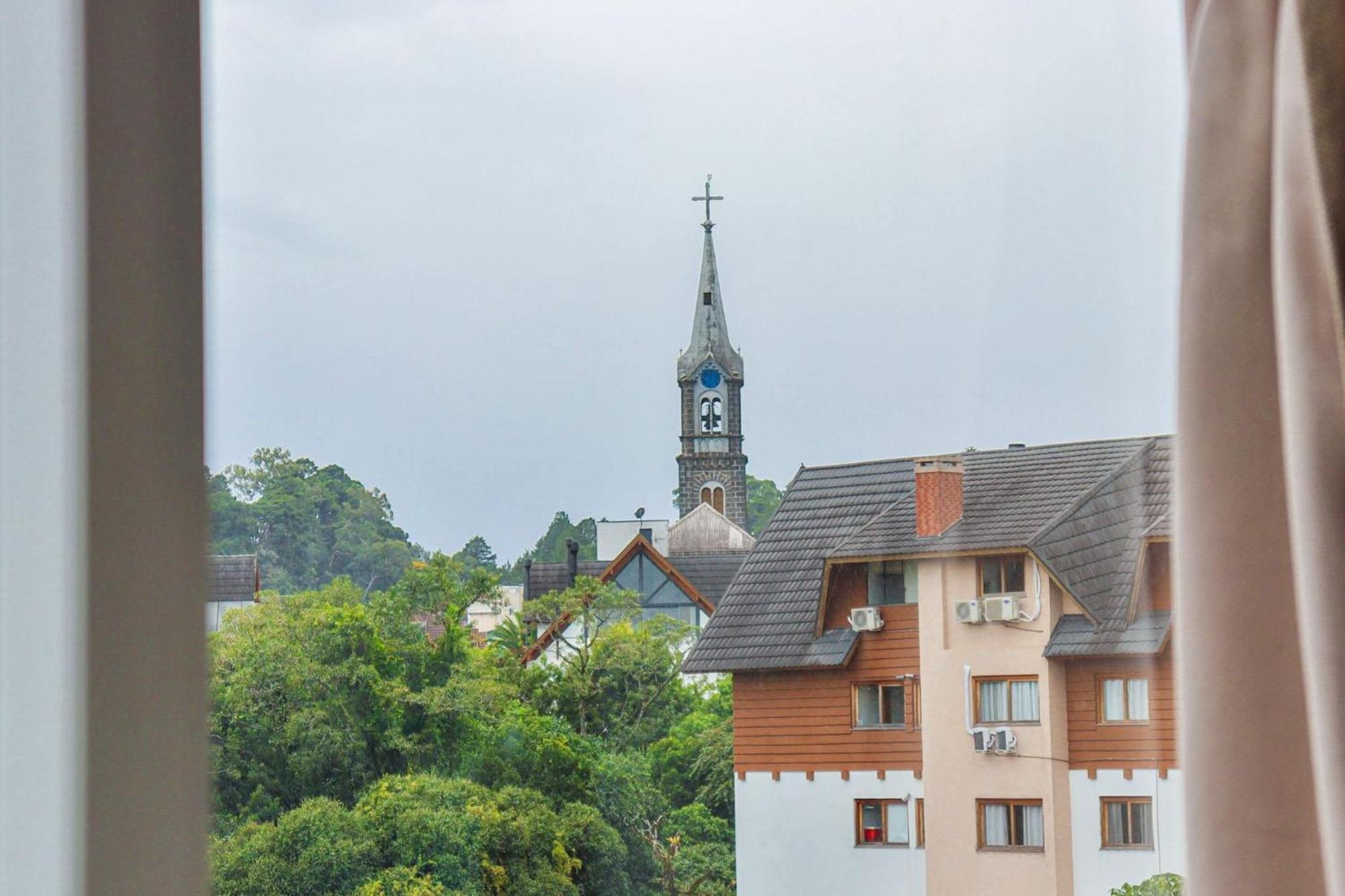 Locar-In Gramado - 200 M Da Rua Coberta Apartman Kültér fotó